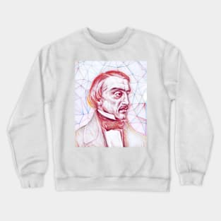 Vissarion Belinsky Portrait | Vissarion Belinsky Artwork | Line Art Crewneck Sweatshirt